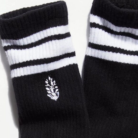 NWT FP Movement Logo Stripe Black Tube Socks - Picture 4 of 7